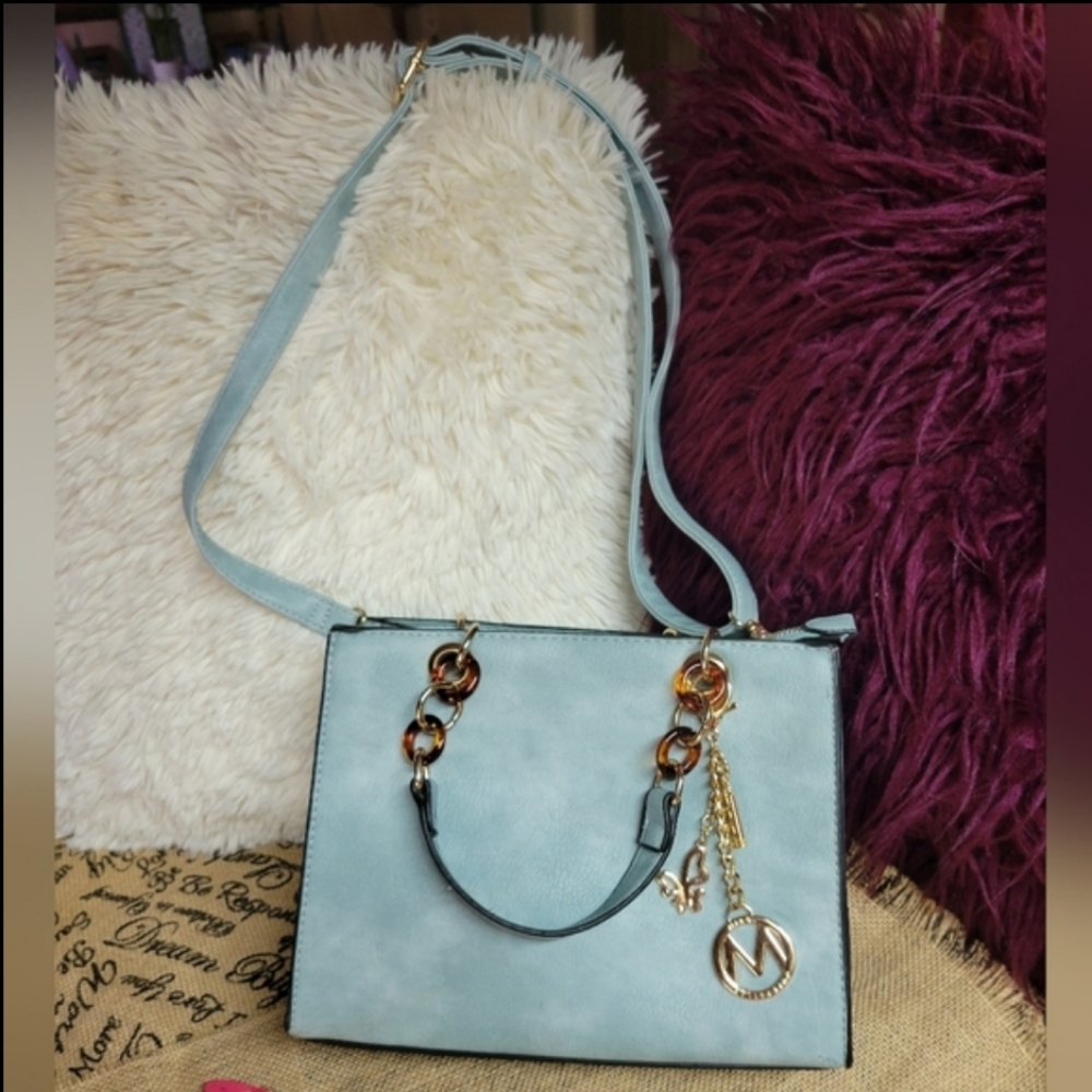 Mia K collection faux leather crossbody /handbag nice quality